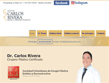 Tablet Screenshot of drcarlosrivera.com